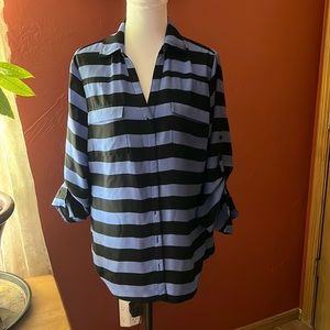 NEW YORK & COMPANY STRIPED BLOUSE……….127